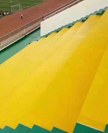 清流球场台阶翻新修补改造